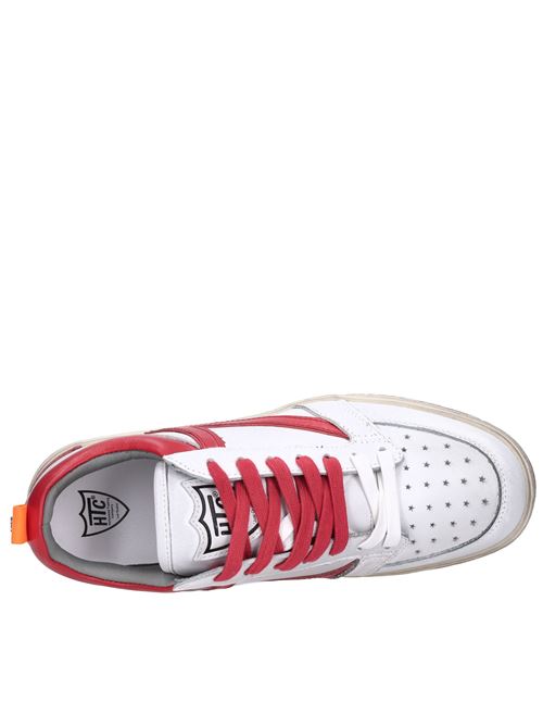 Sneakers in pelle HTC | STARLIGHT VINTAGE LOWBIANCO-ROSSO